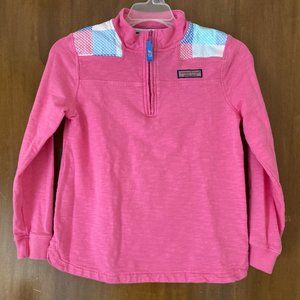 Vineyard Vines Girl's 1/4 Zip Pullover Sweater